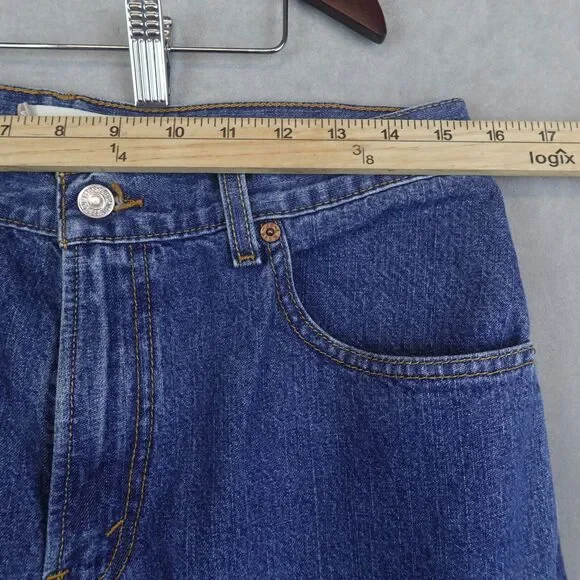 Levi's 569 Jeans Mens 30x32 Blue Denim Loose Straight Fit - Picture 7 of 12